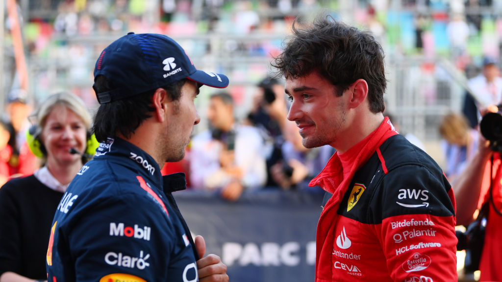 charles leclerc checo perez quali gran premio de azerbaiyan