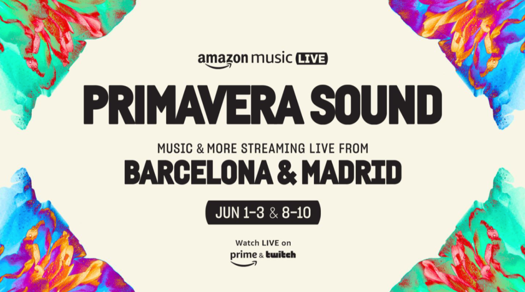 Amazon Music transmitirá Primavera Sound 2023 en Twitch y acá van todos los detalles