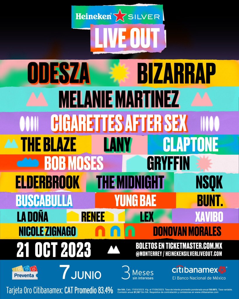 Line-up, precios y detalles del Heineken Silver Live Out 2023