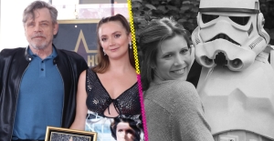 Homenaje de Mark Hamill a Carrie Fisher en el Paseo de la Fama de Hollywood