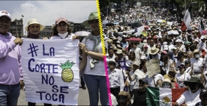 Fotos y videos de cómo se vivió la marcha en defensa de la SCJN