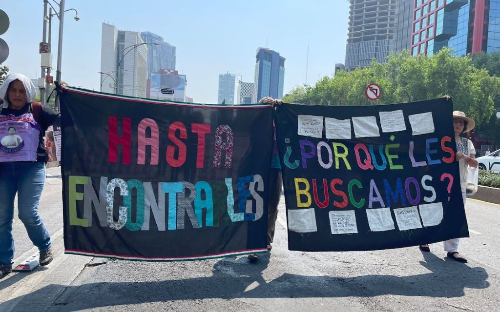 Manifestación de Madres Buscadoras