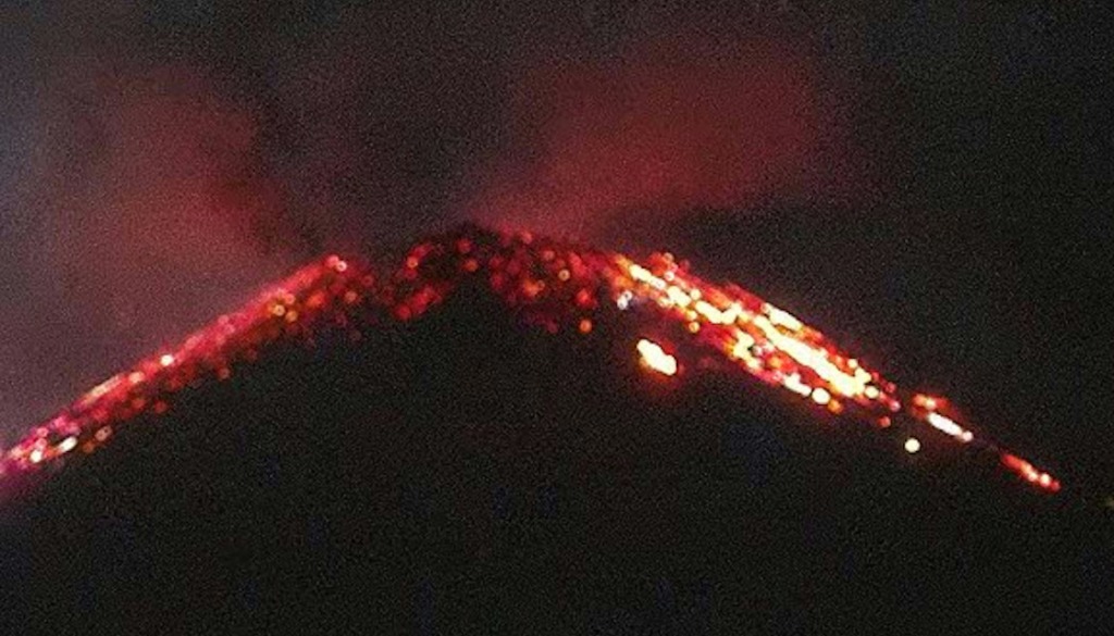 Las explosiones del Popocatépetl