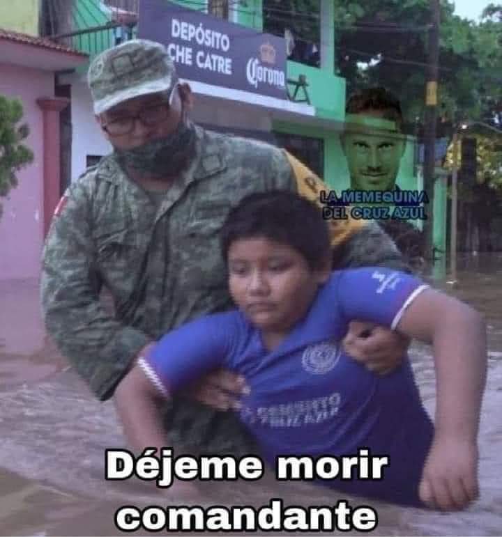 Meme del adiós de Cruz Azul del repechaje