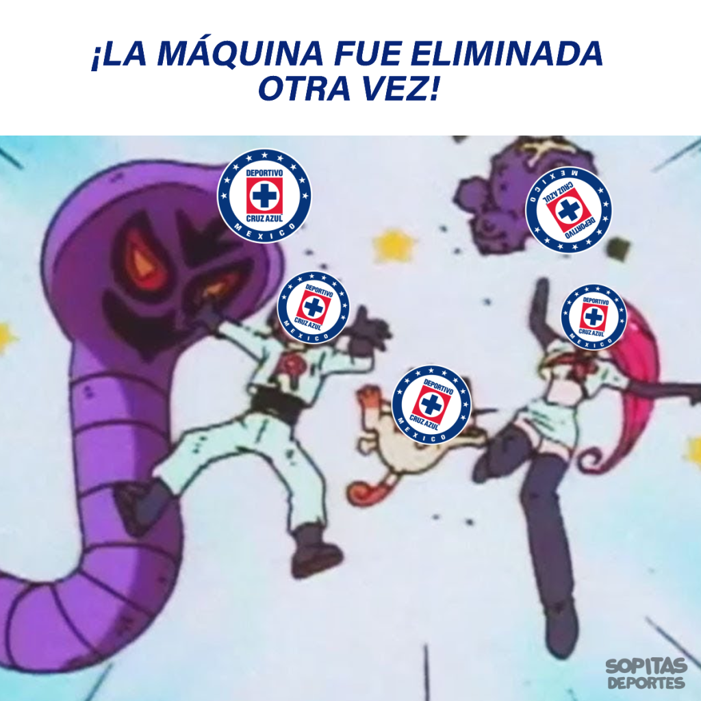 Meme del adiós de Cruz Azul del repechaje