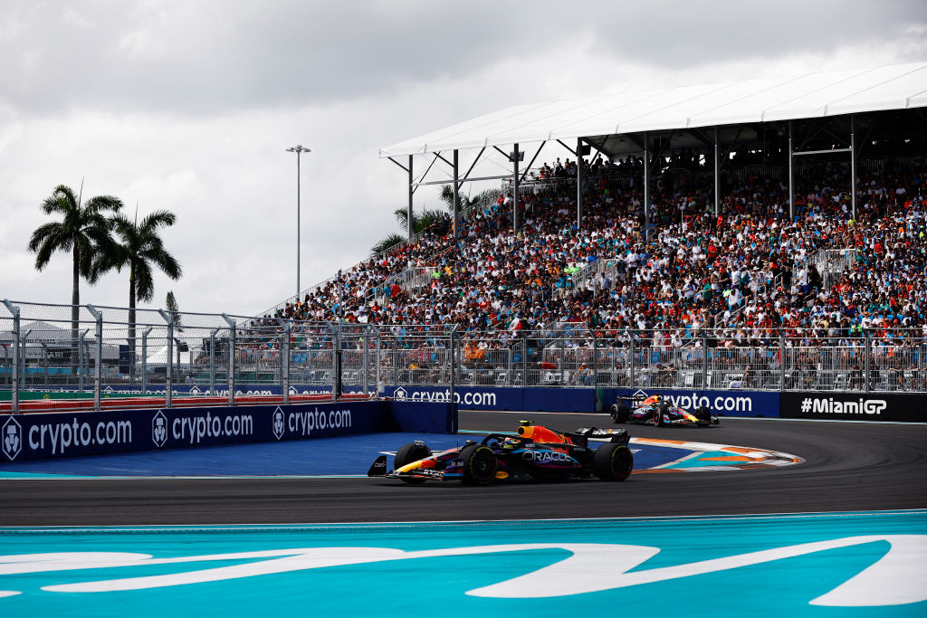 Checo Pérez en el Gran Premio de Miami