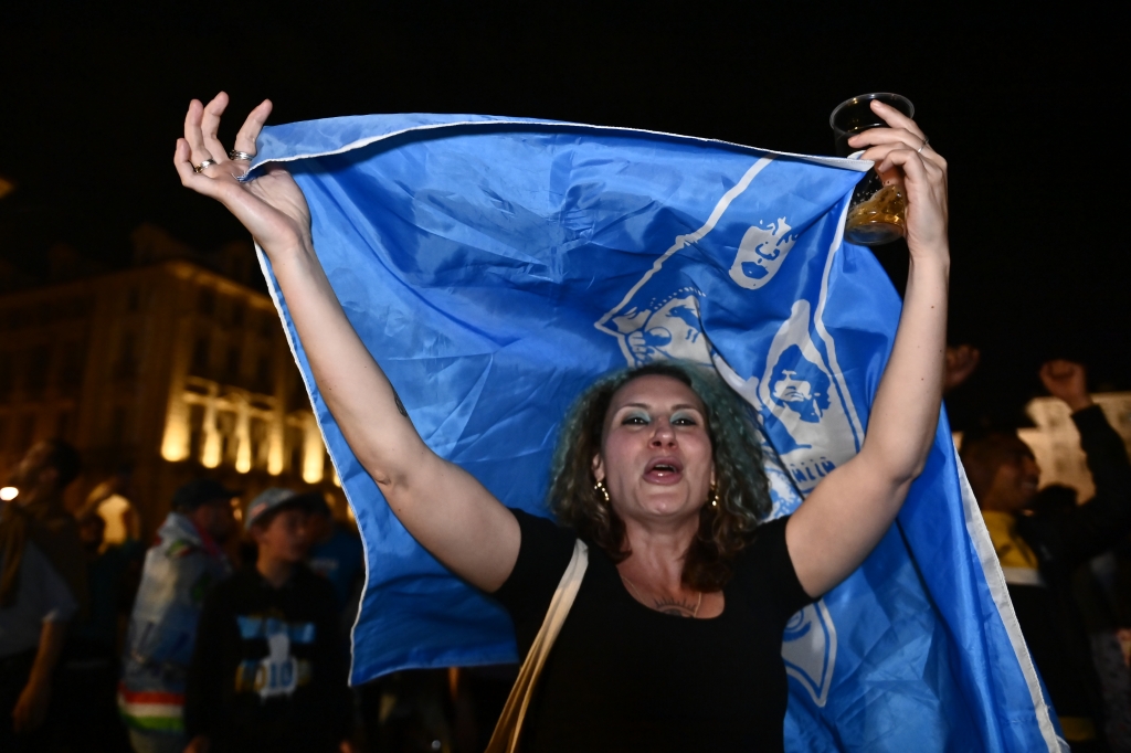 Los festejos en Nápoles por el título del Napoli