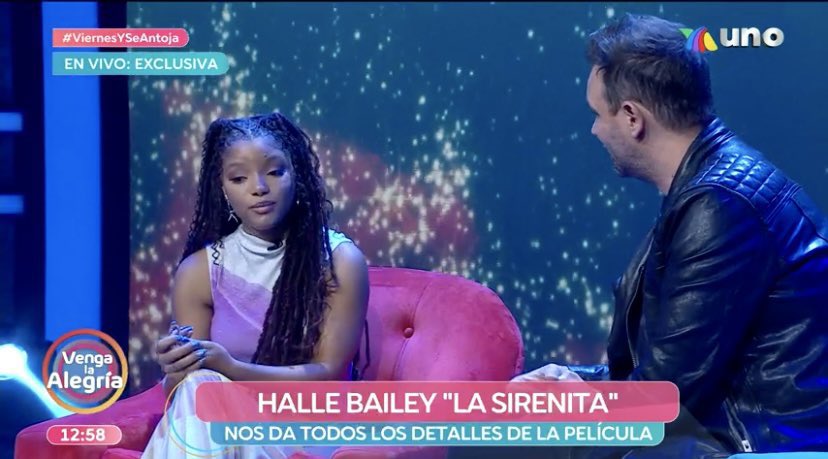 ¿Qué pasó con Halle Bailey en su visita a 'Venga la Alegría'?