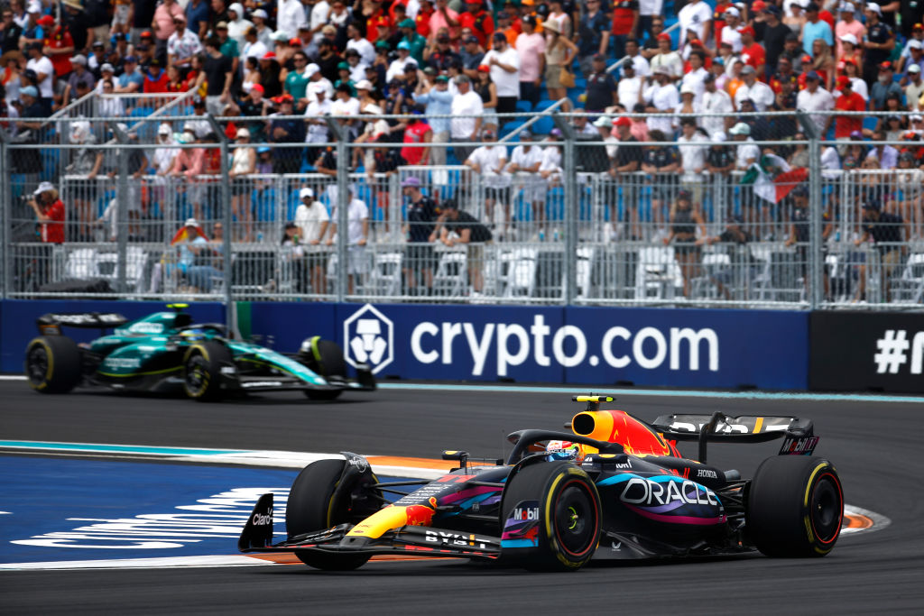 Checo Pérez en el Gran Premio de Miami