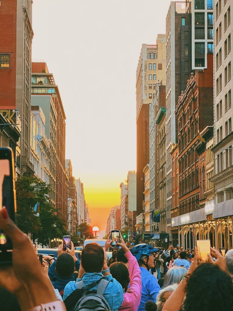 Fotos del Manhattanhenge