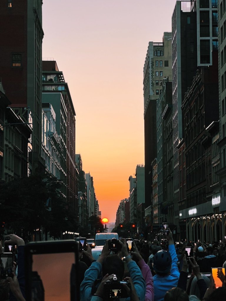 Fotos del Manhattanhenge