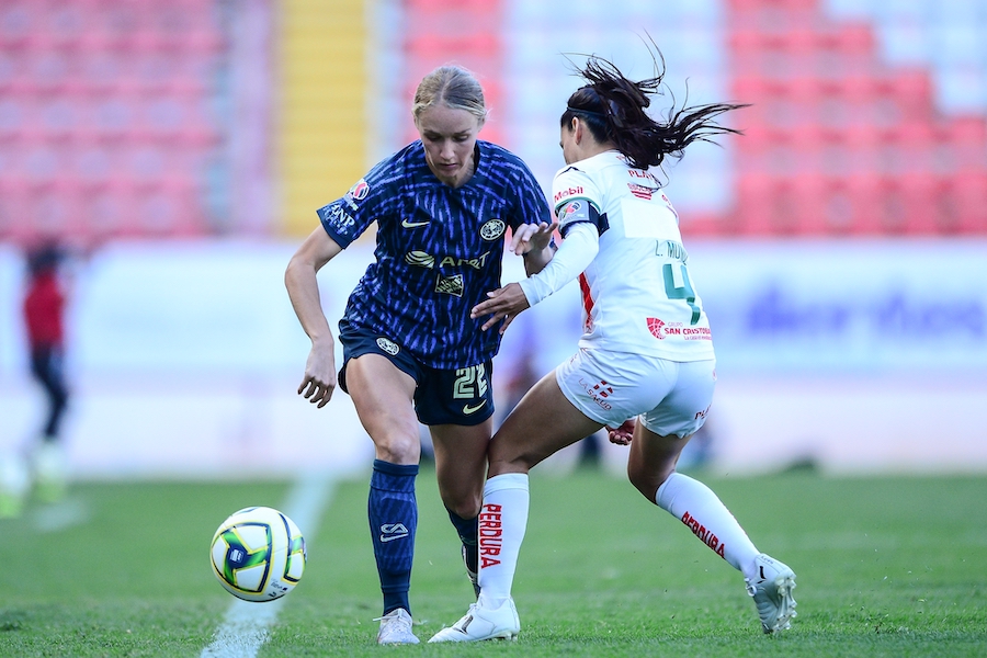 necaxa femenil uniformes parche