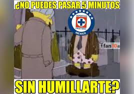 Meme del adiós de Cruz Azul del repechaje