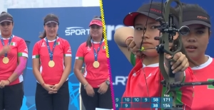 Equipo femenil gana medalla de oro para México en tiro con arco