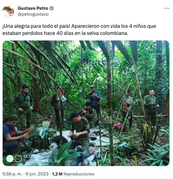 menores-encontrados-colombia-gustavo-petro-noticia