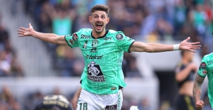 Di Yorio marcó el gol del León ante LAFC