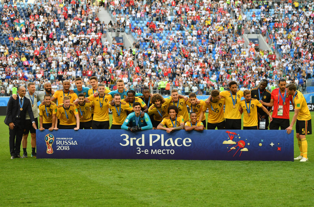 El tercer lugar de la selección belga en Rusia 2018