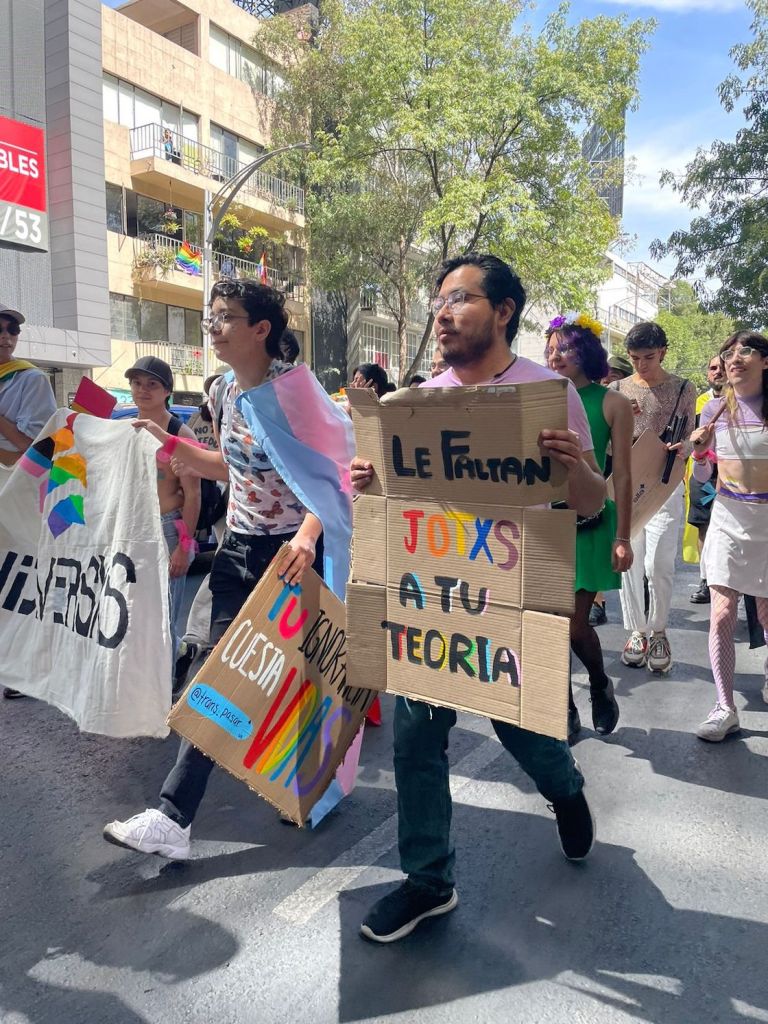 Pancartas de la Marcha LGBT.