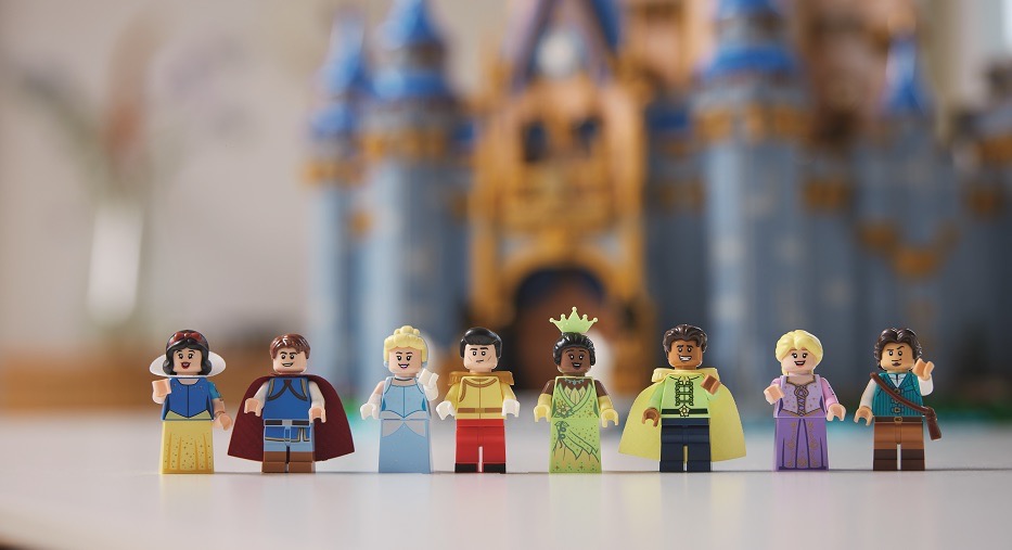 castillo de disney set de lego