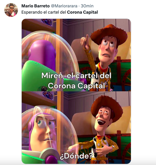 Impaciencia nivel: Los mejores memes para esperar el cartel del Corona Capital 2023