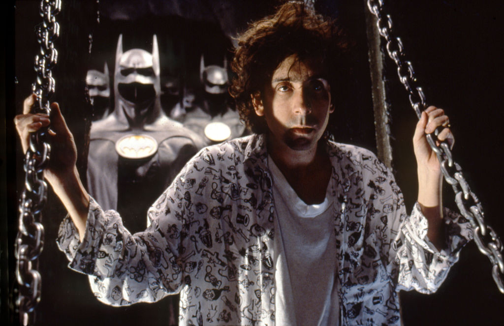 Tim Burton en el set de 'Batman Returns' 