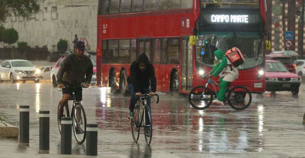 Caída de granizo y lluvias en CDMX.