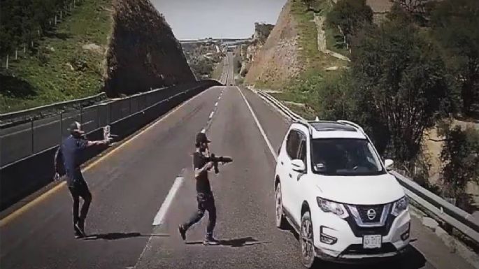 Con rifles: Video muestra asalto en plena carretera de Lagos de Moreno 