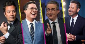 Jimmy Fallon, Stephen Colbert y más presentadores armaron un podcast para apoyar a sus equipos durante las huelgas