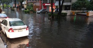 Se inundó Insurgentes Sur.