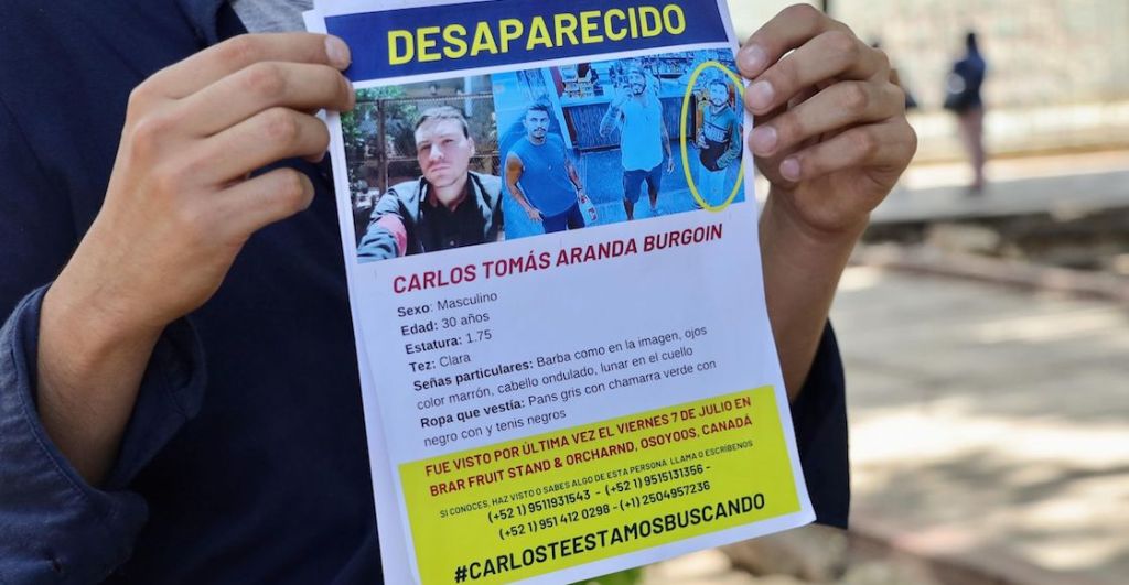 La búsqueda de Carlos Tomas Aranda, mexicano desaparecido en Canadá