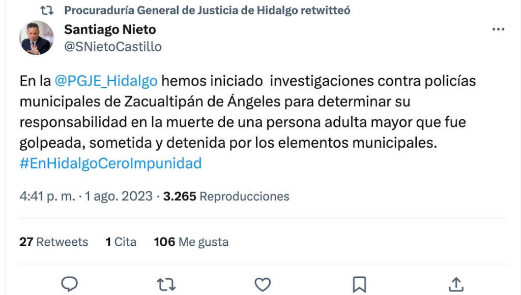 Alcalde escapa por la azotea de su casa ante protestas por caso de abuso policial en Zacualtipan