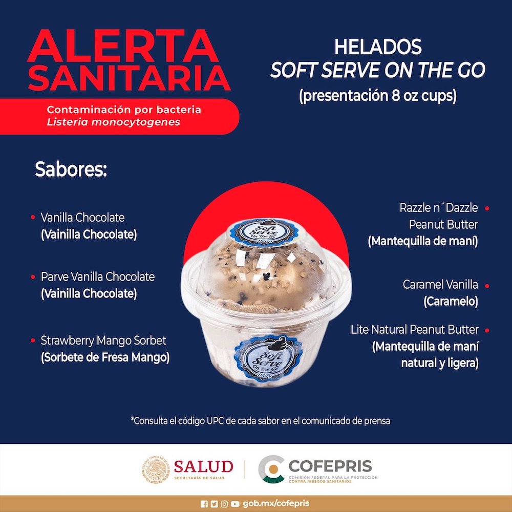 ¡Oh, no! Cofepris alerta por helados contaminados por bacteria, así los puedes reconocer