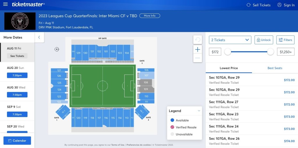 Miles de usuarios saturan la plataforma de boletos para ver a Messi  