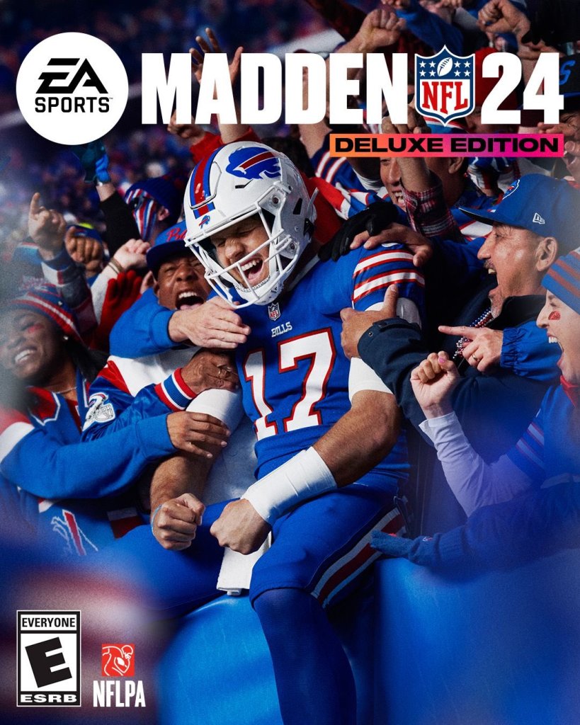 Portada de la versión Deluxe 'Madden' 24 con Josh Allen