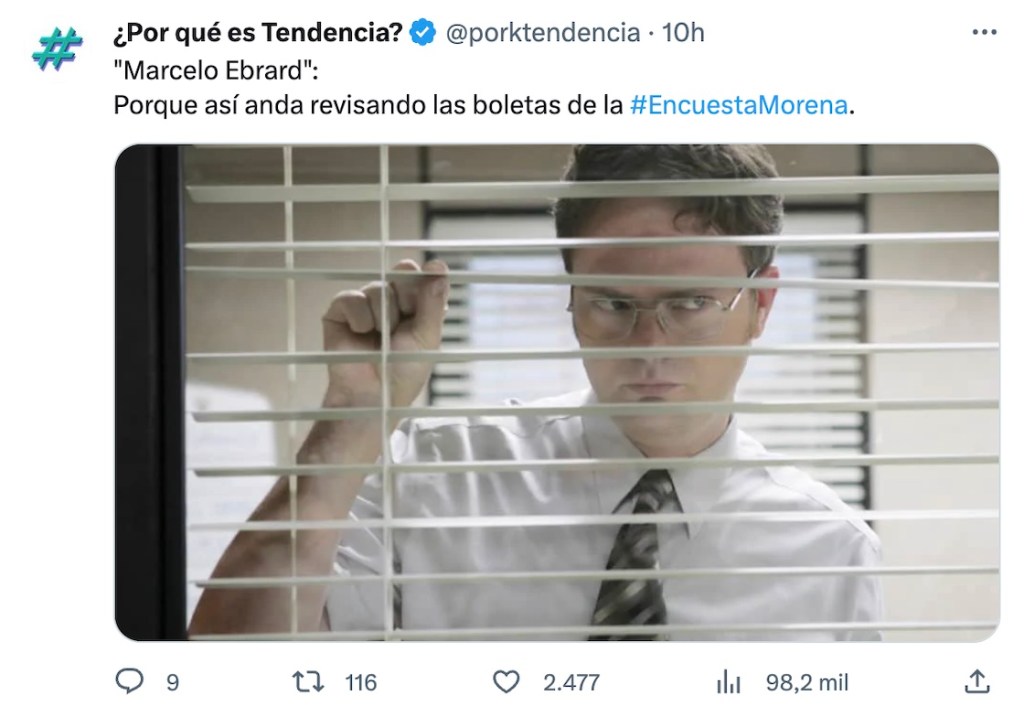 Ebrard, Sheinbaum, Noroña y más ganan... pero los memes de la encuesta de Morena