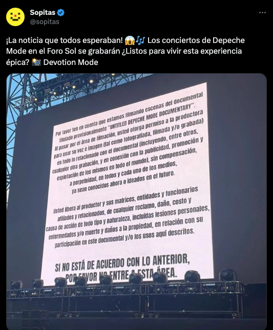 Lo que rifó y no rifó del primer concierto de Depeche Mode en México este 2023