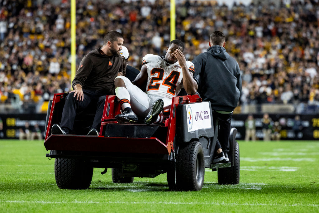 La lesión de Nick Chubb en el MNF