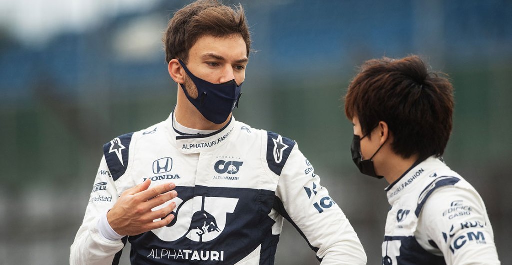 Las disculpas de Yuki Tsunoda tras arruinarle la carrera a Pierre Gasly en Silverstone: "Fue mi error"