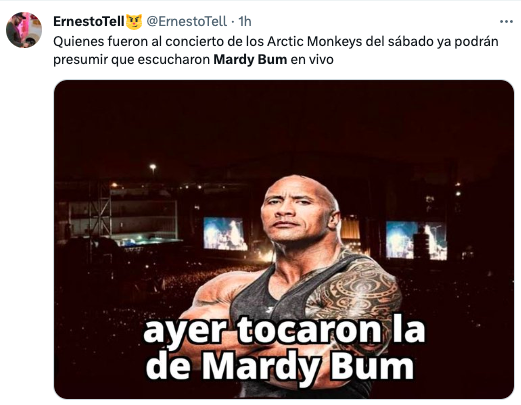 Los Arctic Monkeys tocaron "Mardy Bum" por primera vez en México y los memes no perdonaron 