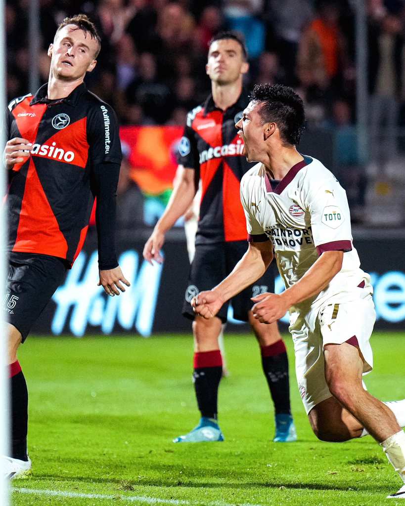 Chuky Lozano marcó su segundo gol en la temporada