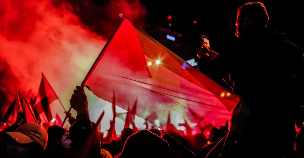 Prohiben ondear la bandera de Palestina.