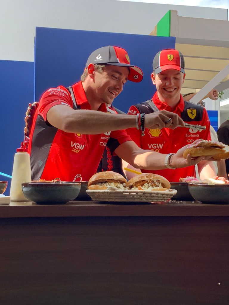 Leclerc aprendió a preparar tortas