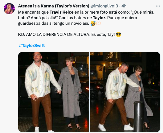 ¡Vivan los novios! Travis Kelce y Taylor Swift al parecer ya confirmaron su relación