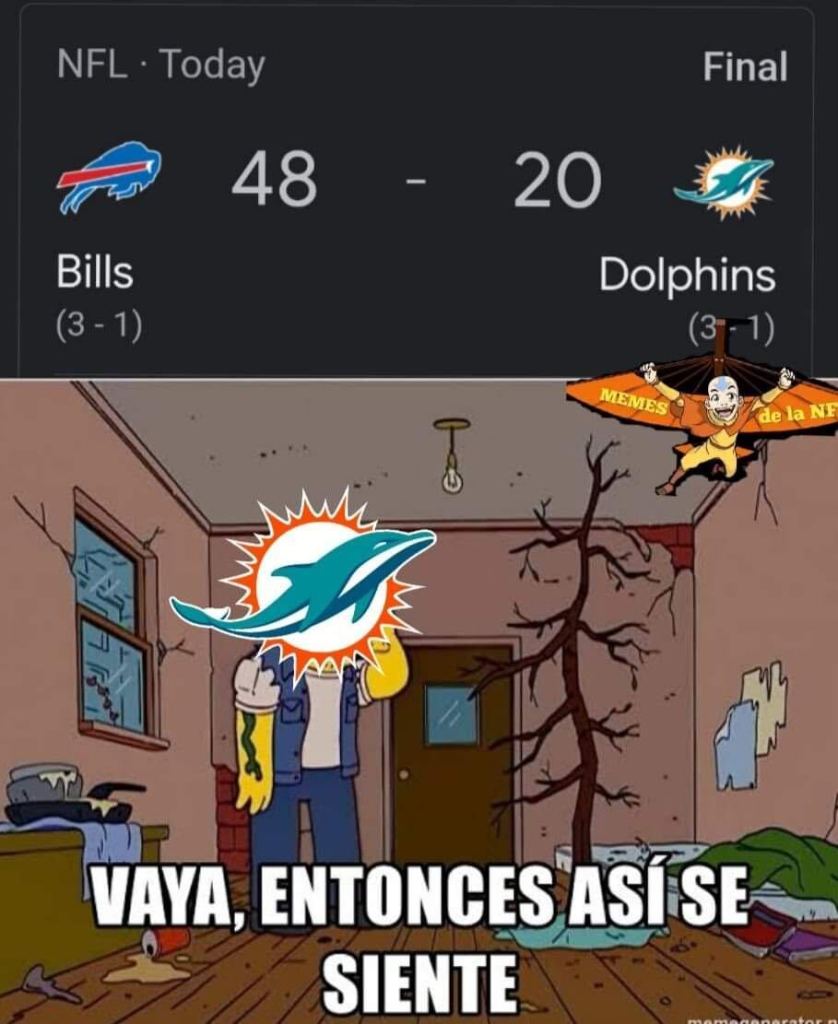 Meme de la semana 4 de NFL