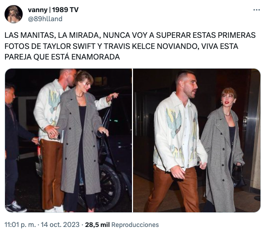 ¡Vivan los novios! Travis Kelce y Taylor Swift al parecer ya confirmaron su relación