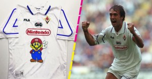 La historia del mítico jersey de la Fiorentina con Mario Bros que fue hecho en México