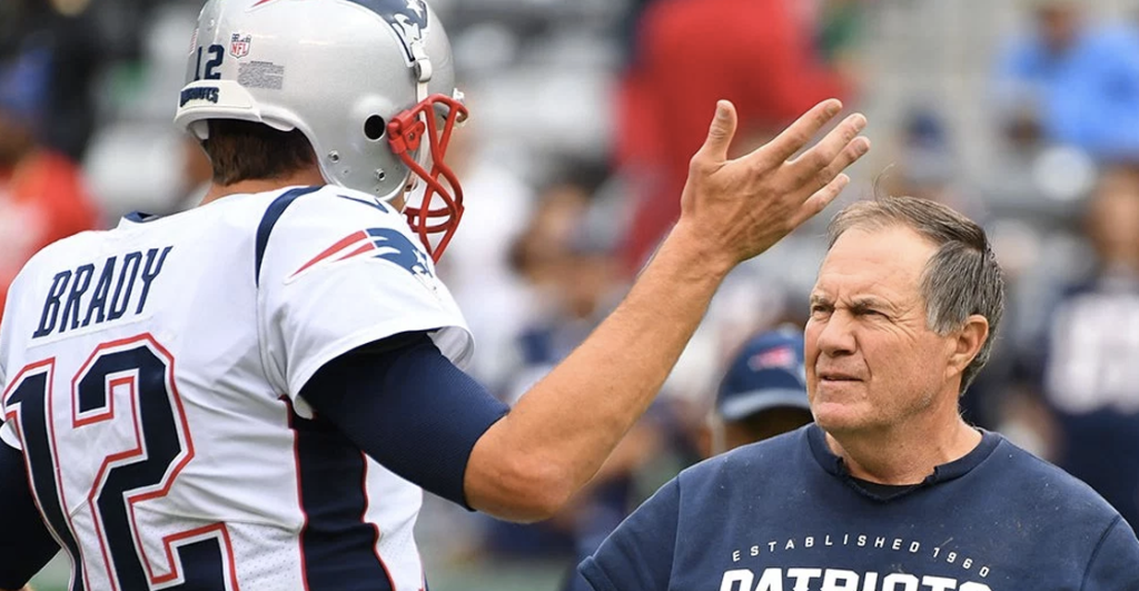 El coach tiene un antes y después de Tom Brady bastante malito