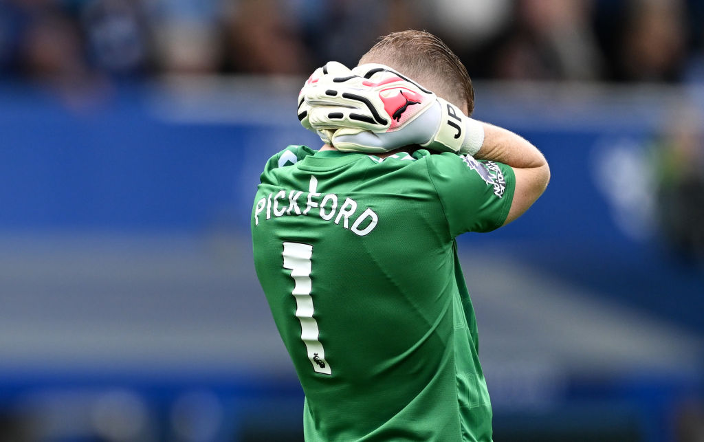 Jordan Pickford, portero de los Toffees