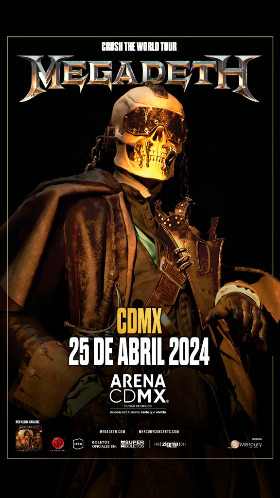 Fechas precios Megadeth en México