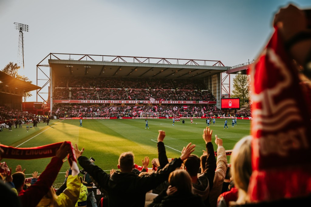 El estadio del Nottingham Forrest